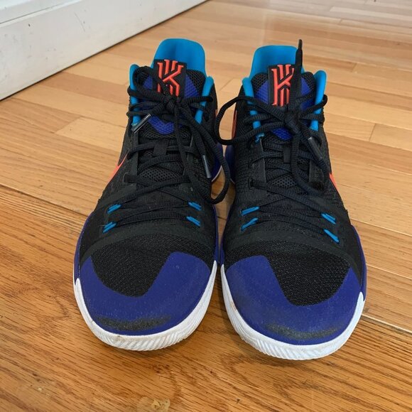 Nike Mens Black Blue Red Kyrie 3 Kyrache - Picture 4 of 11